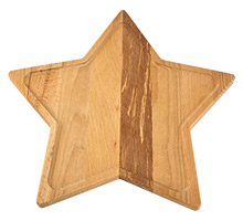 1309-Daska drvena zvezda br